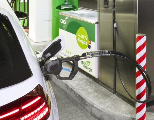 Erdgastankstelle in Lyss