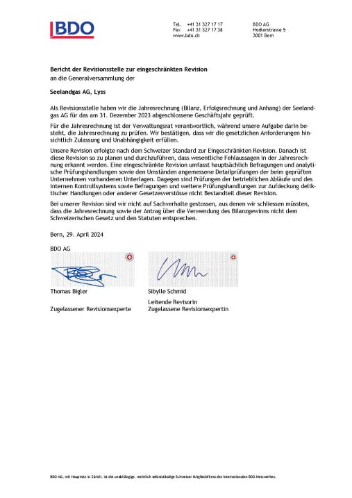 Revisionsbericht